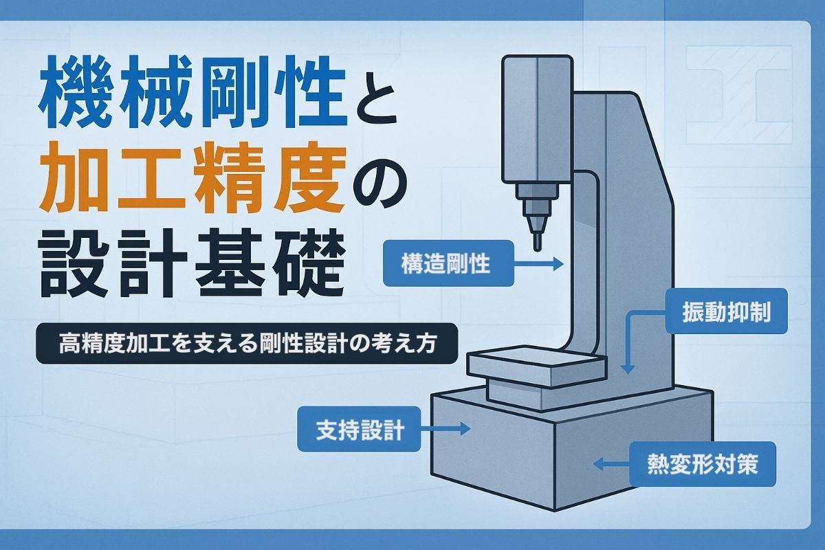 機械剛性の基礎から学ぶ｜加工精度を高める設計ポイントを徹底解説