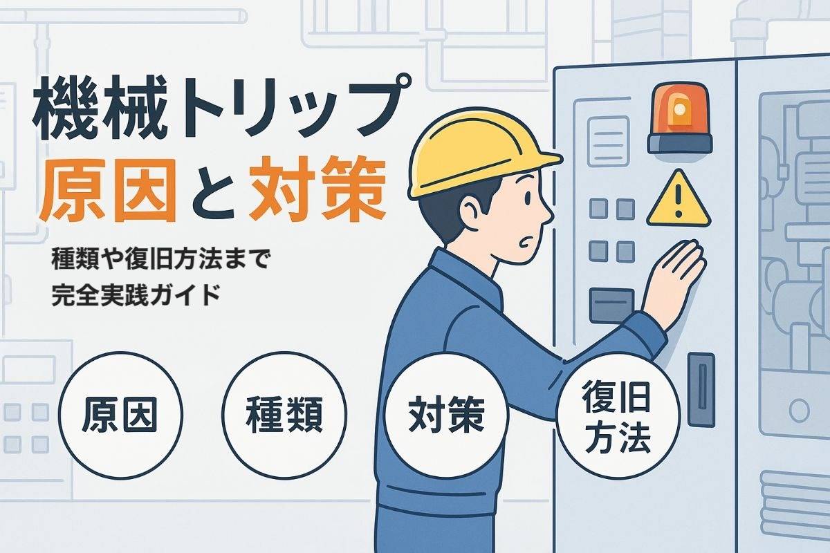 機械トリップが発生する原因と対策を徹底解説｜種類・復旧方法を完全網羅