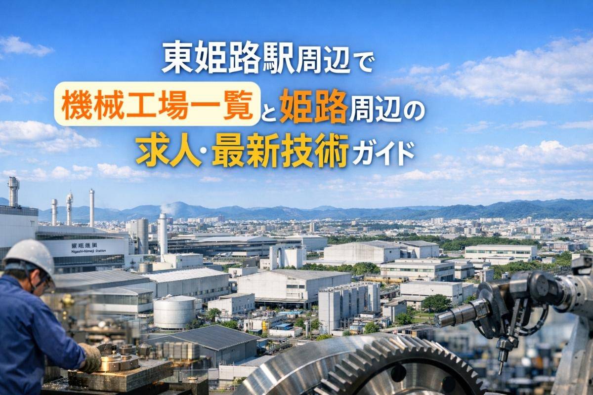 東姫路駅周辺で機械工場一覧と姫路周辺の求人・最新技術ガイド