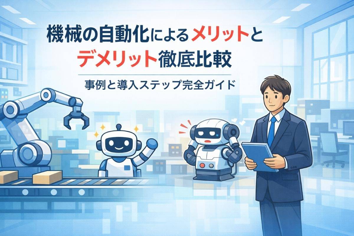 機械の自動化によるメリットとデメリット徹底比較｜事例と導入ステップ完全ガイド