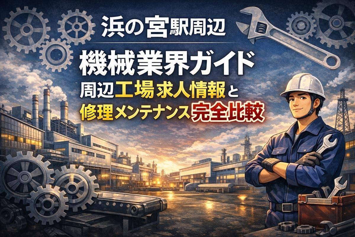 浜の宮駅周辺で機械業界ガイド周辺工場求人情報と修理メンテナンス完全比較