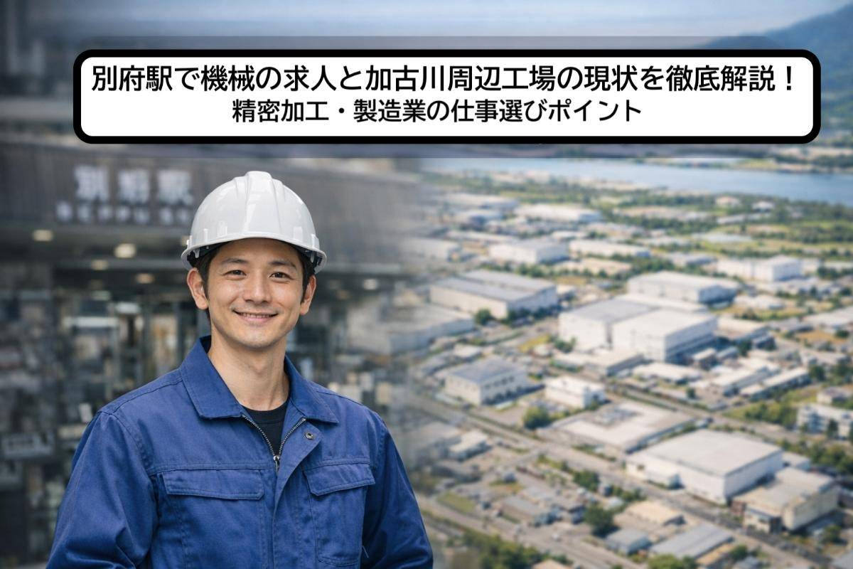 別府駅で機械の求人と加古川周辺工場の現状を徹底解説！精密加工・製造業の仕事選びポイント