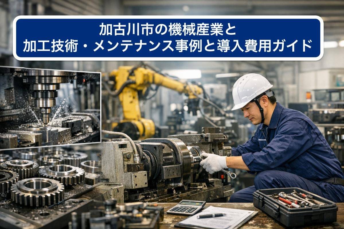 加古川市の機械産業と加工技術・メンテナンス事例と導入費用ガイド